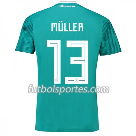 Camisetas Alemania MUller 13 Segunda Equipacion Mundial 2018